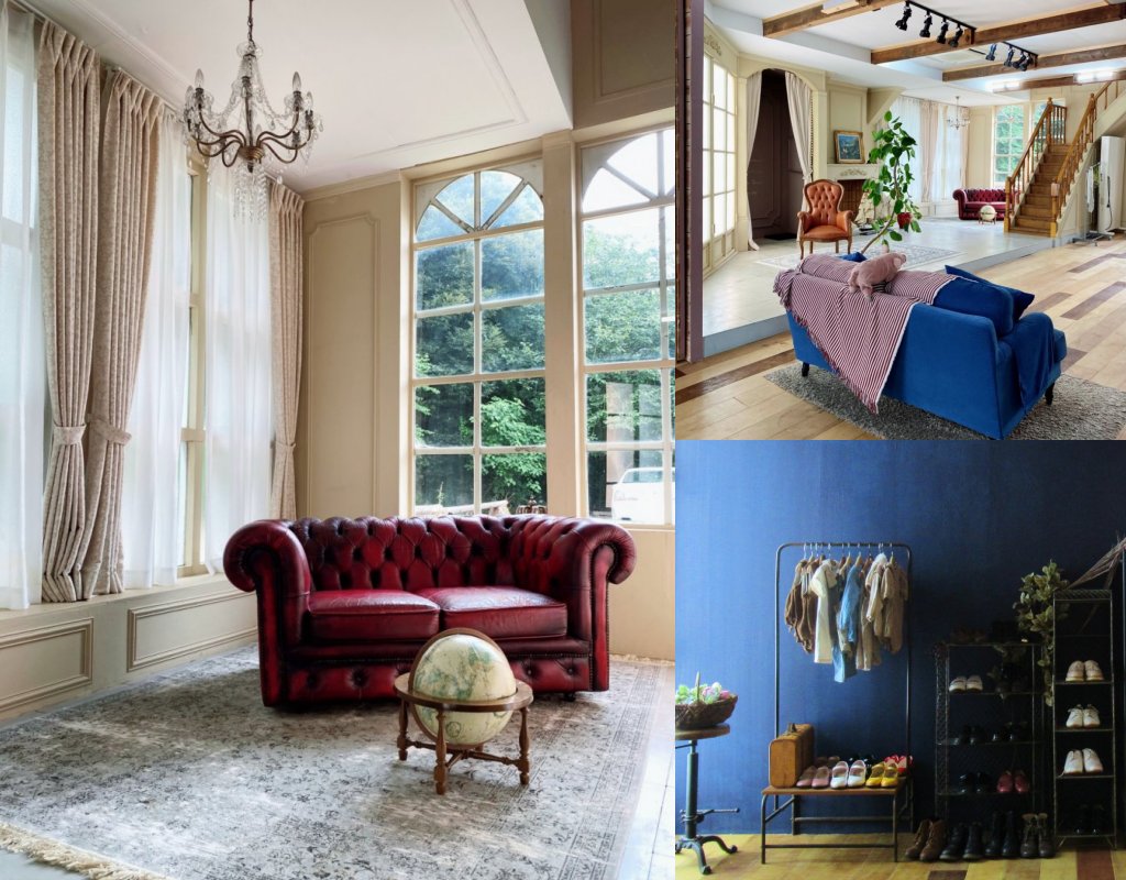 大洗海岸近くの3000坪の撮影スタジオ