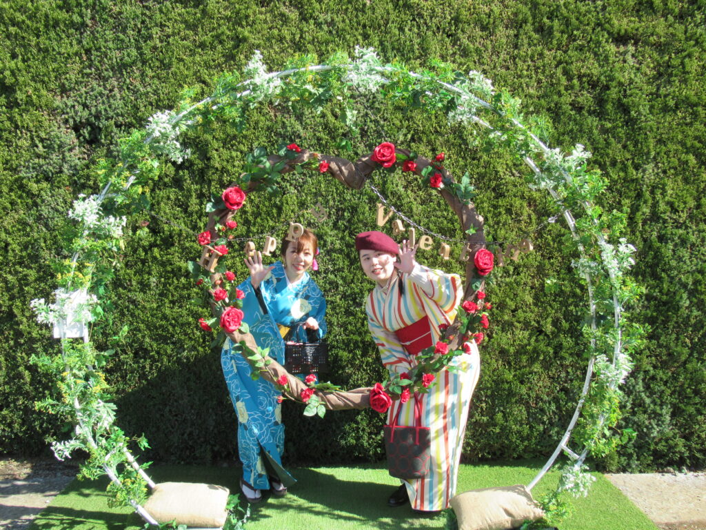 埼玉県川越市結婚相談所【スミレクラブ】バレンタインフォトスポット