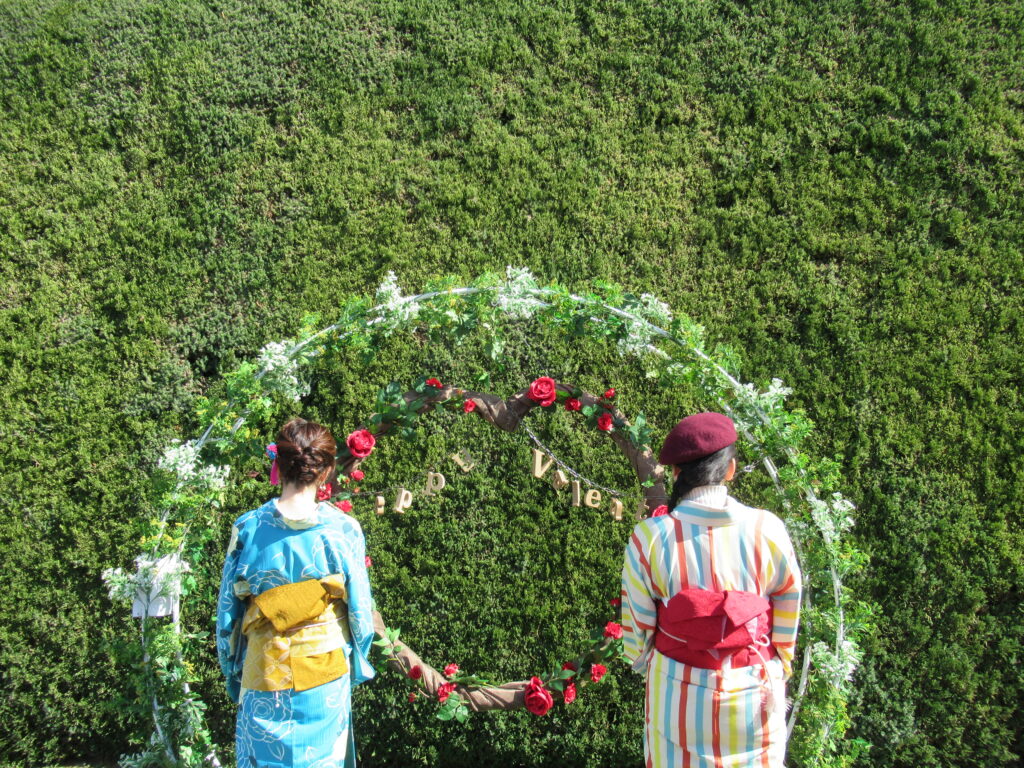 埼玉県川越市結婚相談所【スミレクラブ】バレンタインフォトスポット