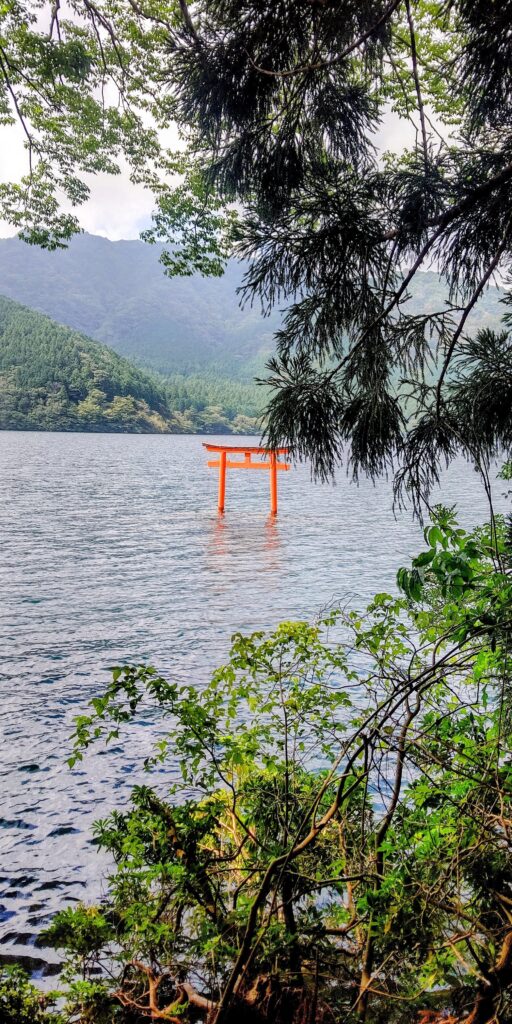 埼玉県川越市結婚相談所【スミレクラブ】芦ノ湖 鳥居