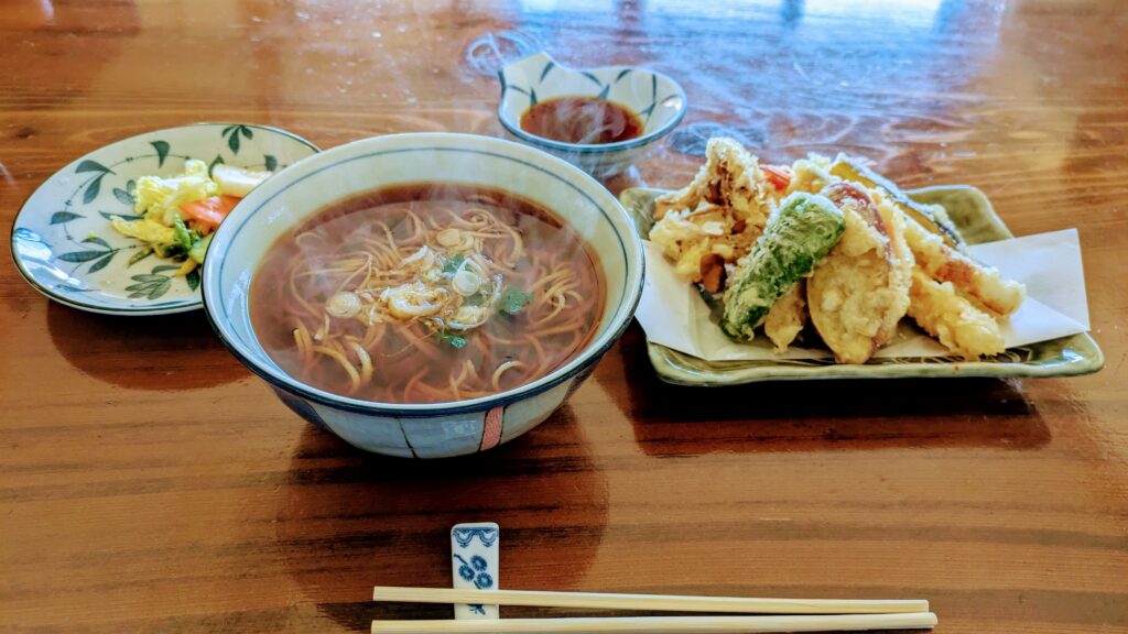 小鹿野のお蕎麦 野菜の天ぷら 埼玉県川越市結婚相談所【スミレクラブ】