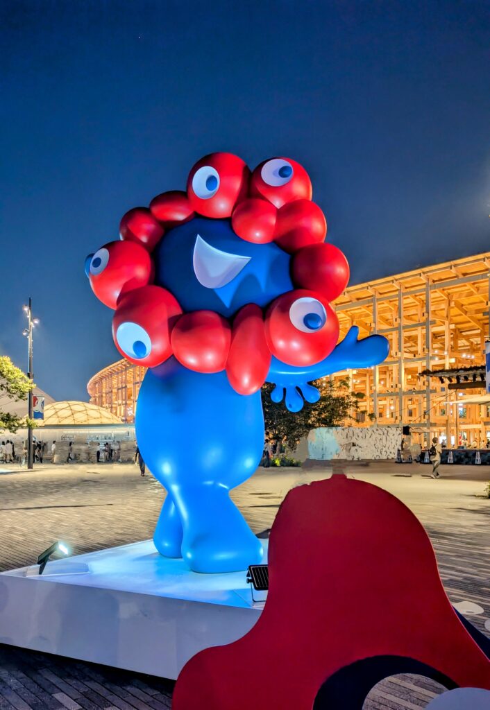 大阪万博_ミャクミャク_意外と可愛い【埼玉県川越市結婚相談所スミレクラブ】